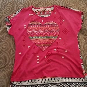 Pink top by pink esteem